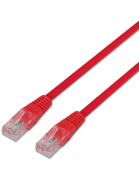 Aisens Cable de Red RJ45 Cat.6 UTP AWG24 0.5m Rojo
