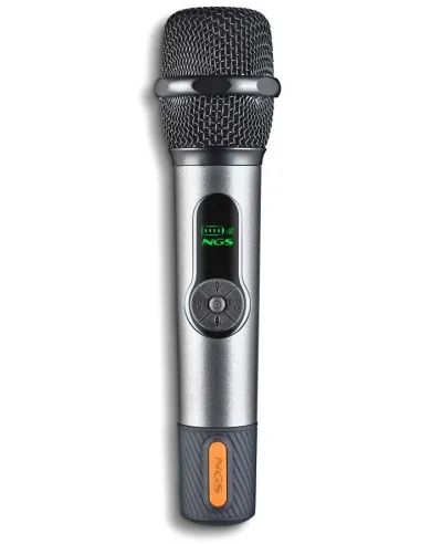 NGS SINGER STAR DUO ELEC-MIC-0048 Pack de 2 Microfonos Inalambricos Vocales de Tipo Dinámico