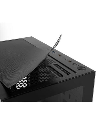 Nox Hummer Vision Midi Tower Cristal Templado USB 3.0 Negra