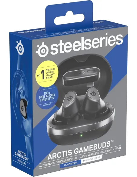 Steelseries Arctis Gamebuds Auriculares Inalámbricos Negros