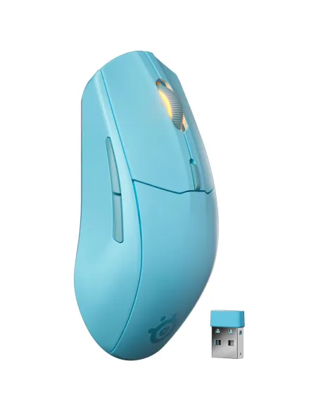 Steelseries Rival 3 Wireless Gen 2 Aqua RF 2,4 GHz/Bluetooth 5.0 18000 DPI