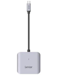 Lexar LRW510U-BNHNG Lector de Tarjeta USB-C 3.2 Gen2 (3.1 gen 2) Gris-1399741