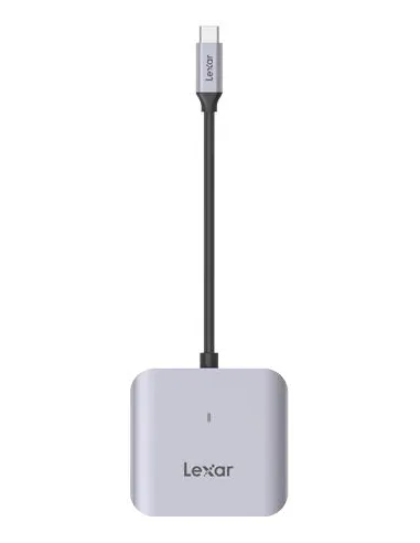 Lexar LRW510U-BNHNG Lector de Tarjeta USB-C 3.2 Gen2 (3.1 gen 2) Gris