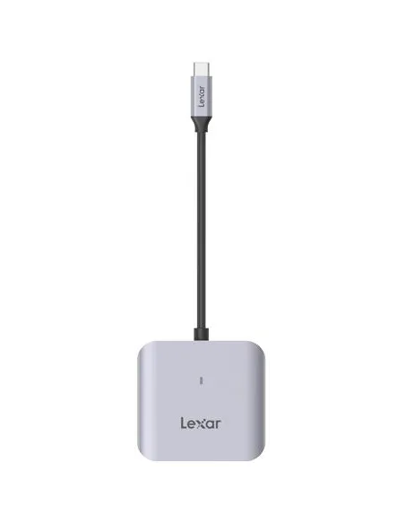 Lexar LRW510U-BNHNG Lector de Tarjeta USB-C 3.2 Gen2 (3.1 gen 2) Gris