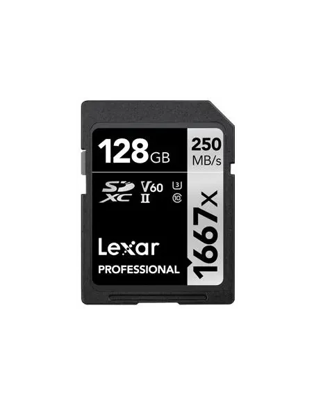 Lexar Professional 1667x SDXC 128GB UHS-II Clase 10 U3 V60