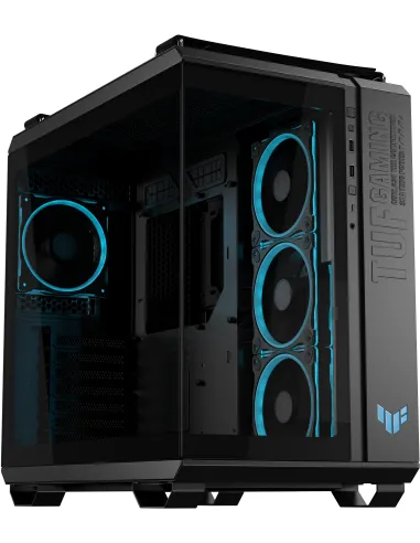 ASUS TUF GAMING GT502 Horizon TG ARGB Black Midi Tower Cristal Templado USB 3.2 Negro