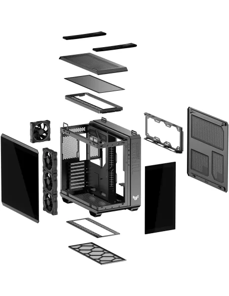 Torre ASUS TUF GAMING GT502 Horizon TG ARGB Black