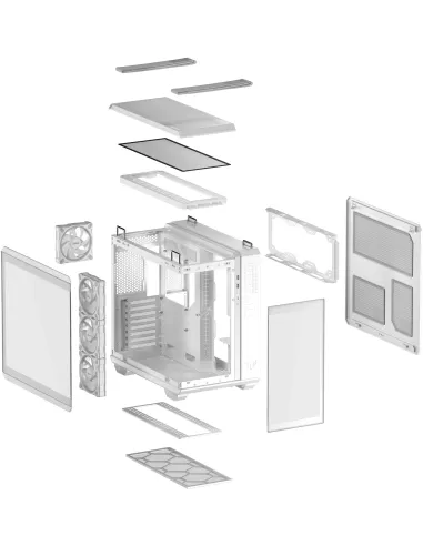 Torre Asus TUF GAMING GT502 Horizon TG ARGB White