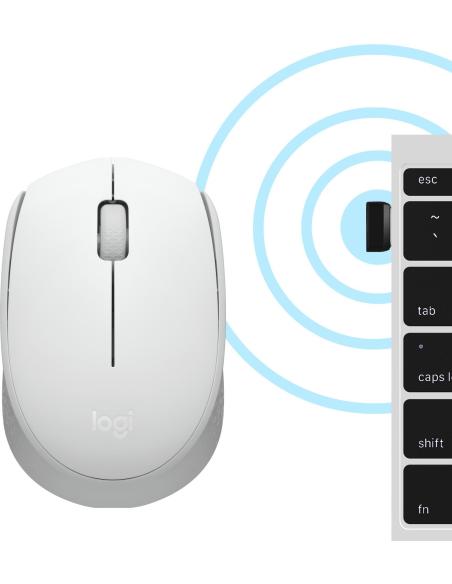 Logitech M171 Ratón Inalámbrico Blanco
