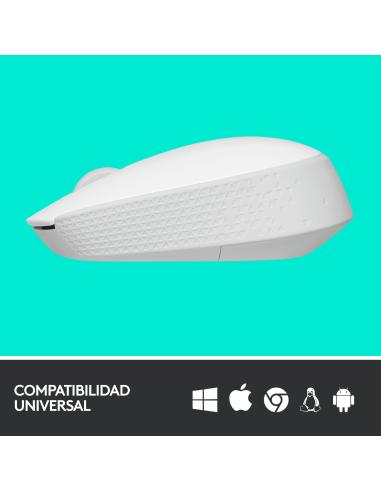 Logitech M171 Ratón Inalámbrico Blanco