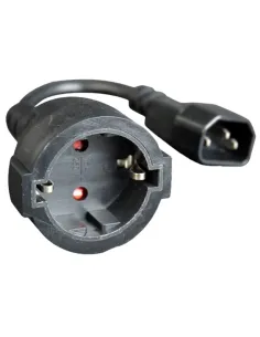 Gembird PC-SFC14M-01 Cable Adaptador de Alimentación C14(M) a Schuko(H) 15cm Negro-APTAPC0697