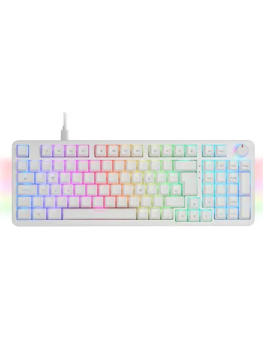 Mars Gaming MKPROWYES Teclado Gaming Mecánico RGB Switch Blanco