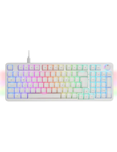 Mars Gaming MKPROWYES Teclado Gaming Mecánico RGB Switch Blanco