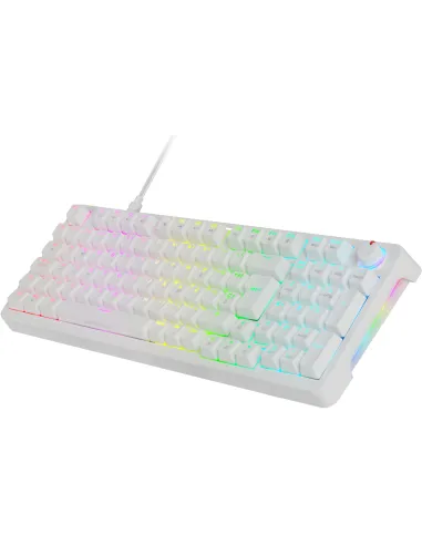 Mars Gaming MKPROWBES Teclado Gaming Mecánico RGB Switch Blanco