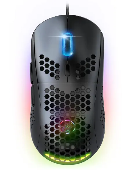 Spirit of Gamer PRO-M4 DARK Ratón Gaming RGB Negro