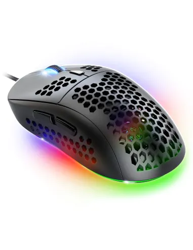Spirit of Gamer PRO-M4 DARK Ratón Gaming RGB Negro