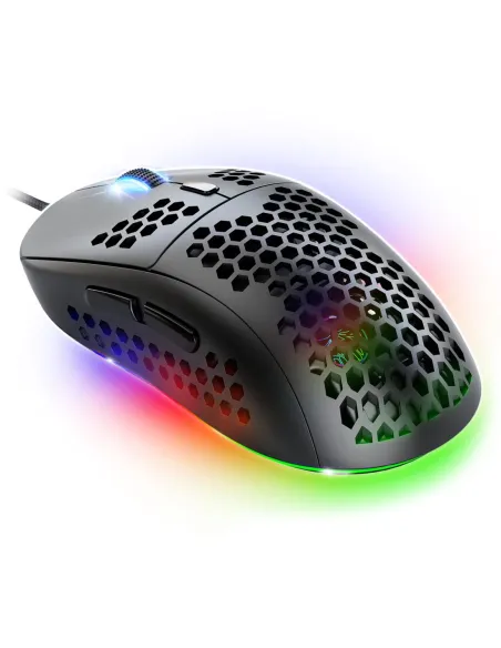 Spirit of Gamer PRO-M4 DARK Ratón Gaming RGB Negro