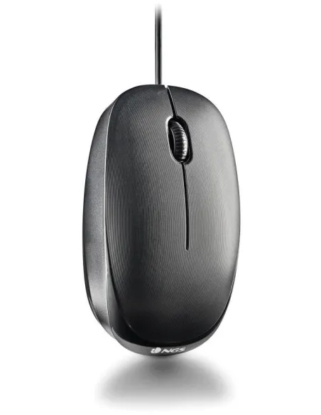 NGS Flame-C Ratón USB 1000DPI Negro