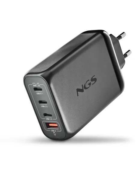 NGS BUD140W Cargador de Smartphone x3 USB-C/x1 USB-A