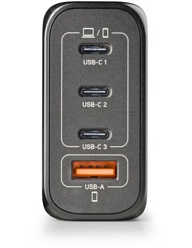 NGS BUD140W Cargador de Smartphone x3 USB-C/x1 USB-A