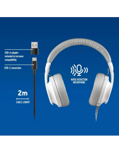 Auriculares Ngs VOX805 USB-C WHITE