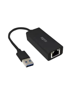 Approx APPC56V2 Adaptador Ethernet USB 3.0 RJ-45 PoE Negro-NADACA0281