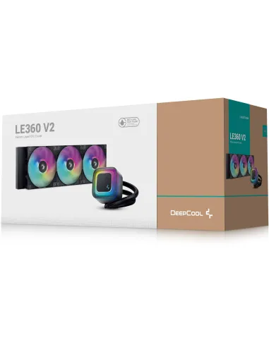 Deepcool LE360 V2 BK Kit de Refrigeración Líquida RGB 360mm Negra