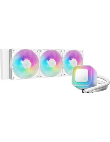 Deepcool LE360 V2 WH Kit de Refrigeración Líquida RGB 360mm Blanca