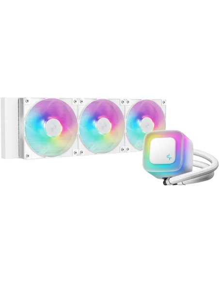 Deepcool LE360 V2 WH Kit de Refrigeración Líquida RGB 360mm Blanca