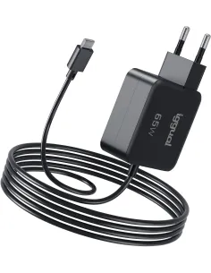 Iggual IGG319925 Cargador de Smartphone y Portátil USB-C 65W Negro-AAOACR0281
