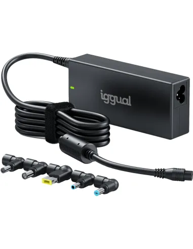 Iggual IGG319895 Cargador de Portátil Universal 120W Negro