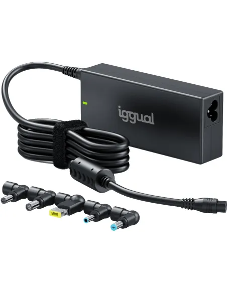 Iggual IGG319895 Cargador de Portátil Universal 120W Negro