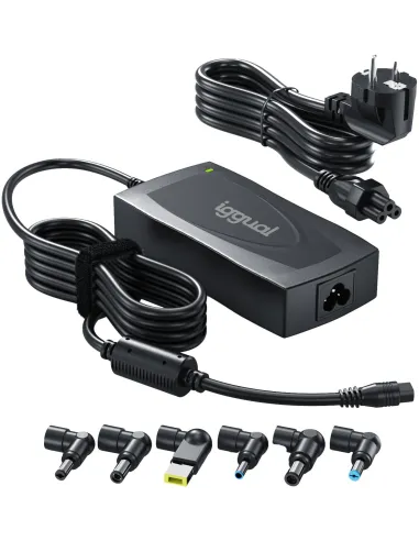 Iggual IGG319901 Cargador de Portátil Universal Negro