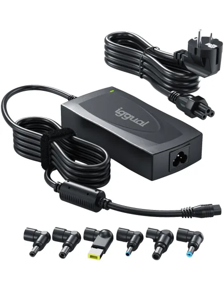 Iggual IGG319901 Cargador de Portátil Universal Negro