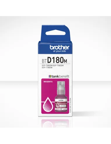 Brother BTD180M Botella de Tinta Original Magenta