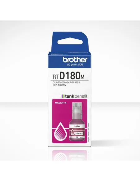 Brother BTD180M Botella de Tinta Original Magenta