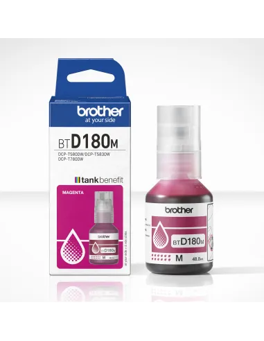 Brother BTD180M Botella de Tinta Original Magenta