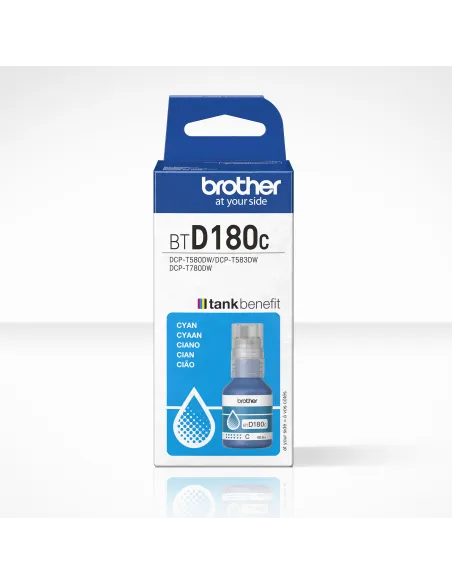 Brother BTD180C Botella de Tinta Original Cian