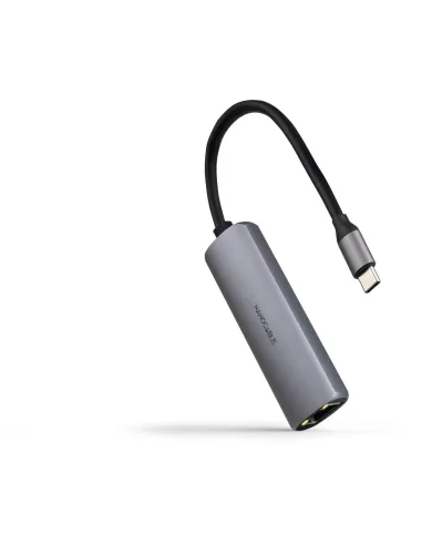 Nanocable 10.16.4603 Adaptador Ethernet USB-C a RJ-45 Gris
