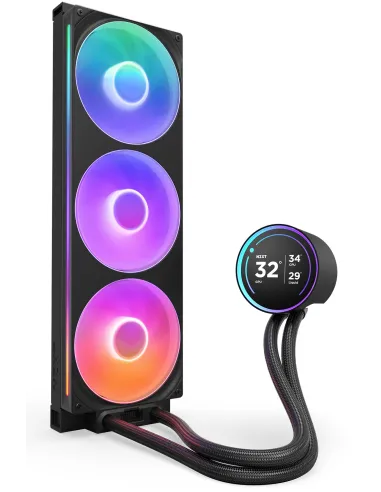 NZXT Kraken Elite 420 RGB V2 Kit de Refrigeración Líquida 420mm Negro