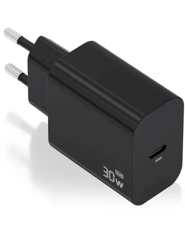 Aisens A110-0941 Cargador de Smartphone USB-C Carga Rápida 33W Negro