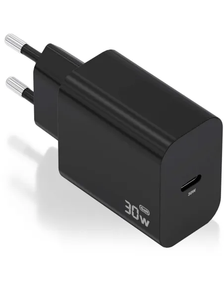 Aisens A110-0941 Cargador de Smartphone USB-C Carga Rápida 33W Negro