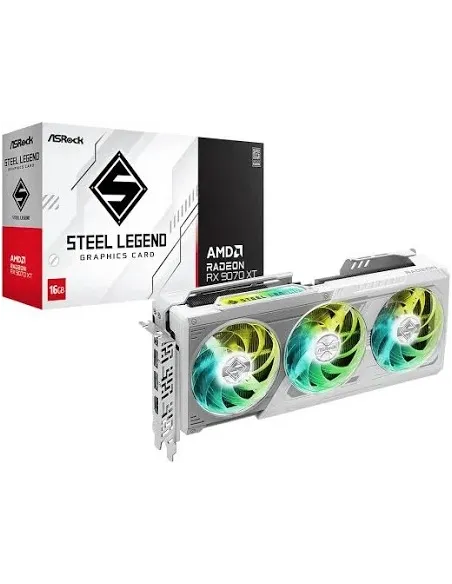 ASRock AMD Radeon RX 9070 XT Steel Legend 16GB GDDR6