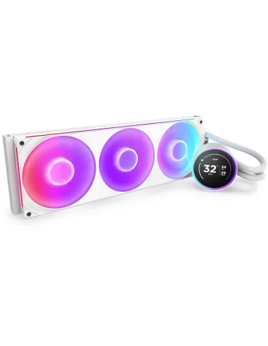 NZXT Kraken Elite 420 RGB V2 WH Kit de Refrigeración Líquida 420mm Blanco