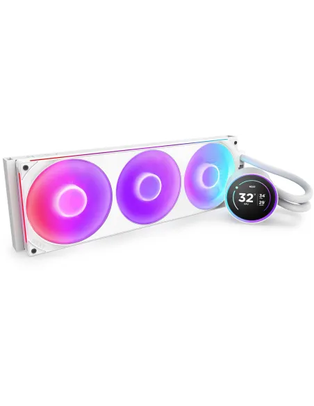 NZXT Kraken Elite 420 RGB V2 WH Kit de Refrigeración Líquida 420mm Blanco
