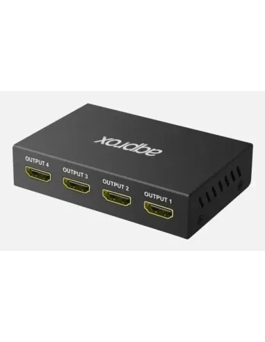 Approx APPC31V3 Splitter 4 Puertos HDMI Negro