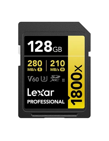 Lexar Professional 1800x 128GB SDXC UHS-II Clase 10