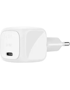 Belkin WCA008KQWH Cargador de Smartphone USB-C Carga Rápida 30W Blanco-1398010
