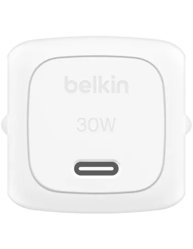 Belkin WCA008KQWH Cargador de Smartphone USB-C Carga Rápida 30W Blanco