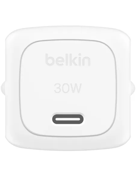 Belkin WCA008KQWH Cargador de Smartphone USB-C Carga Rápida 30W Blanco